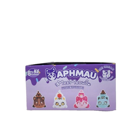 Aphmau MeeMeows COOKIES & CREME Cat 6" Plush Ice Cream Limited Edition - Picture 6 of 16